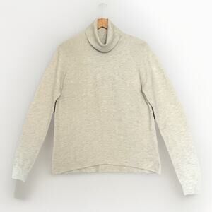 Kuhl Solace Sweater Ribbed Knit Cowl Neck Womens Sz M Natural Athleisure Outdoor